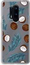 Case Company® - OnePlus 8 Pro hoesje - Kokosnoot - Soft Cover Telefoonhoesje - Bescherming aan alle Kanten en Schermrand