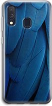 Case Company® - Samsung Galaxy A40 hoesje - Pauw - Soft Cover Telefoonhoesje - Bescherming aan alle Kanten en Schermrand