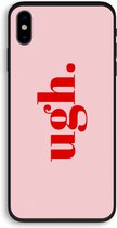 Case Company® - iPhone X hoesje - Ugh - Biologisch Afbreekbaar Telefoonhoesje - Bescherming alle Kanten en Schermrand