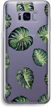 Case Company® - Samsung Galaxy S8 Plus hoesje - Tropische bladeren - Soft Cover Telefoonhoesje - Bescherming aan alle Kanten en Schermrand