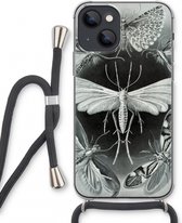 Case Company® - iPhone 13 mini hoesje met Koord - Haeckel Tineida - Telefoonhoesje met Zwart Koord - Extra Bescherming aan alle Kanten en Over de Schermrand