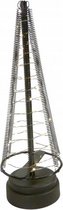 kerstverlichting boom led 42 cm staal zwart