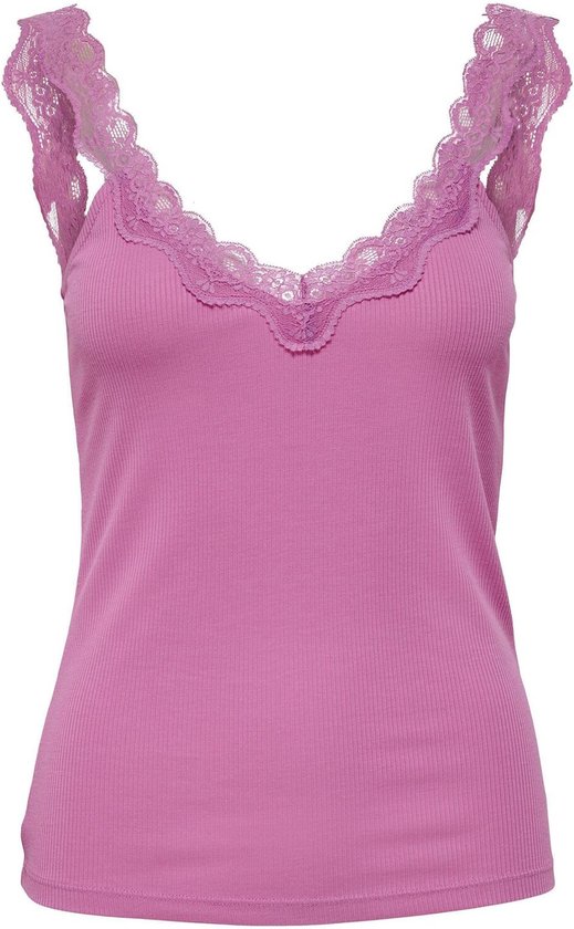 Jacqueline de Yong Top Jdynanna S/l Scallop Edge Top Knt 15290585 Jelly Bean Dames Jacqueline de Yong Top Jdynanna S/l Scallop Edge Top Knt 15290585 Jelly Bean Dames
