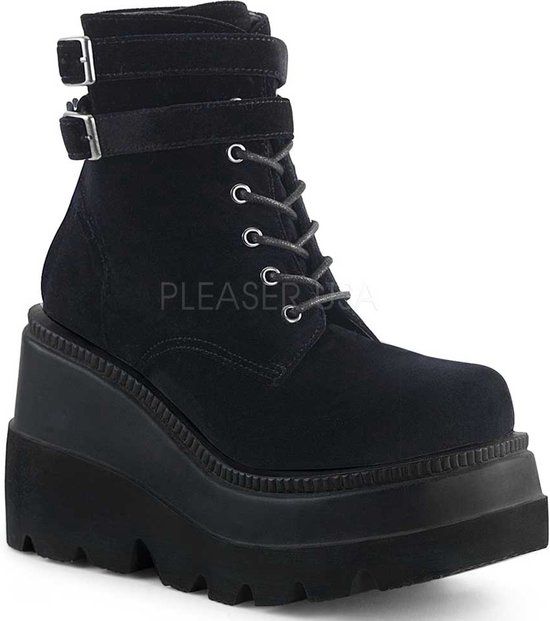 Demonia Platform Bottes femmes -35 Chaussures- SHAKER-52 US 5 Zwart