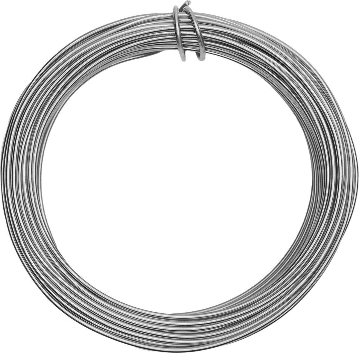 Vaessen Creative Aluminium Draad - 2,5mm - ±37m - 500g - Zilver