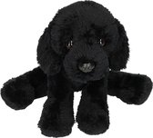 Suki Gifts Labrador - pluche knuffel - zwart - 12 cm