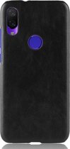 Mobigear Hoesje geschikt voor Xiaomi Redmi 7 Telefoonhoesje Hardcase | Mobigear Excellent Backcover | Redmi 7 Case | Back Cover - Zwart