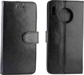 Mobigear Telefoonhoesje geschikt voor Huawei Mate 30 Hoesje | Mobigear Wallet Bookcase Portemonnee | Pasjeshouder voor 3 Pasjes | Telefoonhoesje voor Pinpas / OV Kaart / Rijbewijs - Zwart