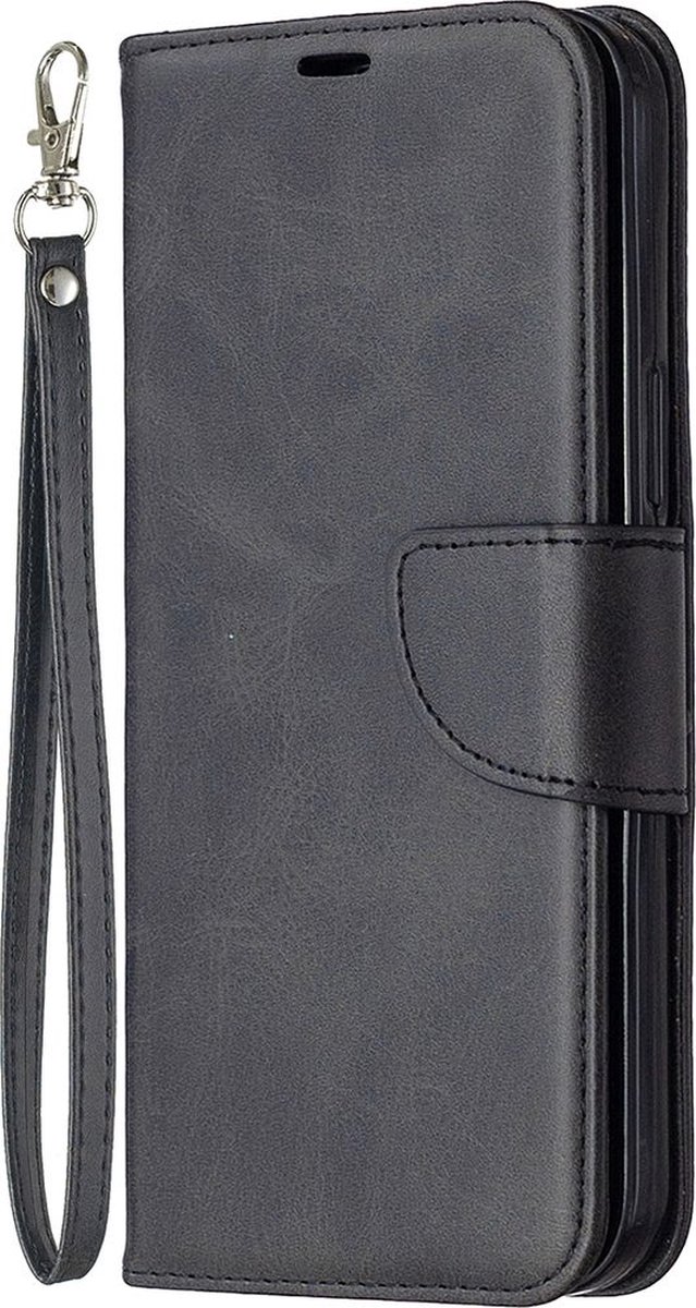 Mobigear Telefoonhoesje geschikt voor Apple iPhone 12 Pro Max Hoesje | Mobigear Excellent Bookcase Portemonnee | Pasjeshouder voor 3 Pasjes | Telefoonhoesje voor Pinpas / OV Kaart / Rijbewijs - Zwart