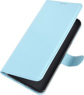 Mobigear Telefoonhoesje geschikt voor LG K51s Hoesje | Mobigear Classic Bookcase Portemonnee | Pasjeshouder voor 3 Pasjes | Telefoonhoesje voor Pinpas / OV Kaart / Rijbewijs - Blauw