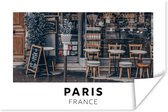 Poster Parijs - Frankrijk - Café - 30x20 cm