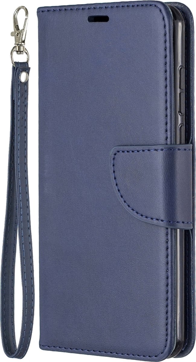 Mobigear Telefoonhoesje geschikt voor Huawei P40 Hoesje | Mobigear Excellent Bookcase Portemonnee | Pasjeshouder voor 3 Pasjes | Telefoonhoesje voor Pinpas / OV Kaart / Rijbewijs - Blauw