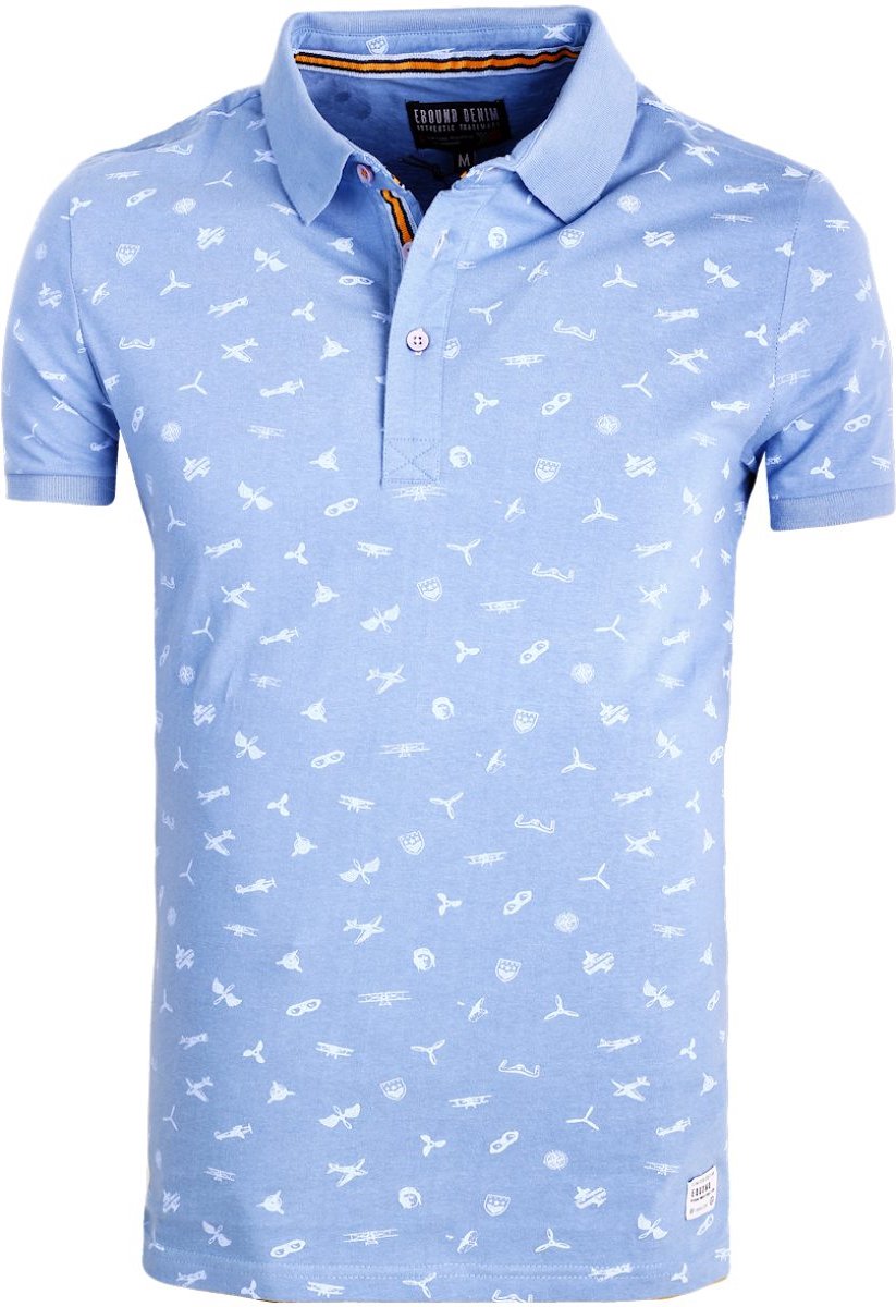 Poloshirt Heren Blauw Watersport Limited Edition E-Bound - XL