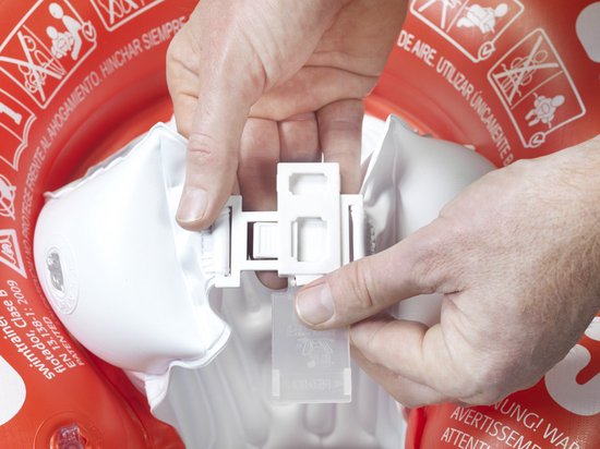 DE VEILIGE BABY ZWEMBAND: ZWEMTRAINER | SWIMTRAINER "Classic" ® rood (3 maanden tot 4 jaar) (Keurmerken: CE-TüV-EN13138-1:2014)