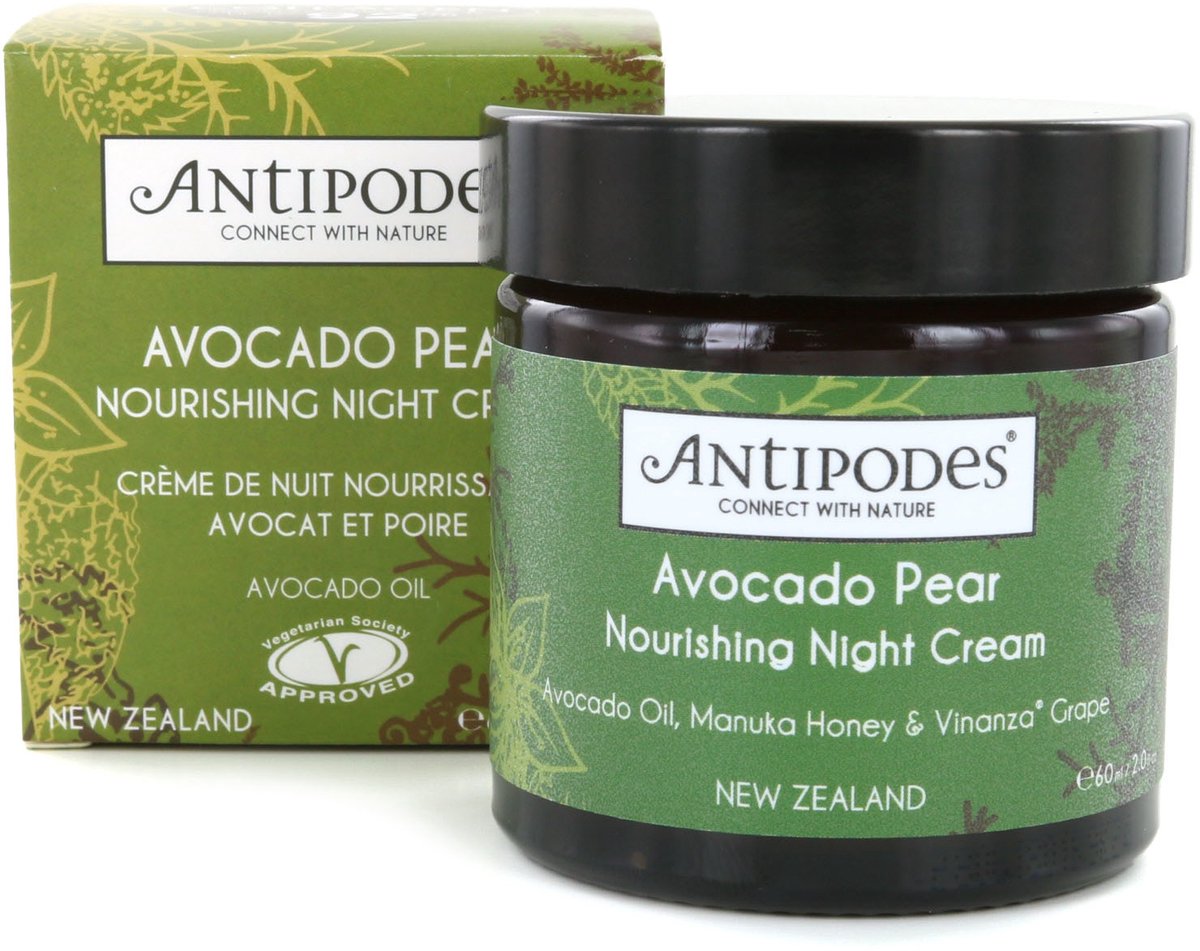 Antipodes Avocado Pear Nachtcrème - 60 ml