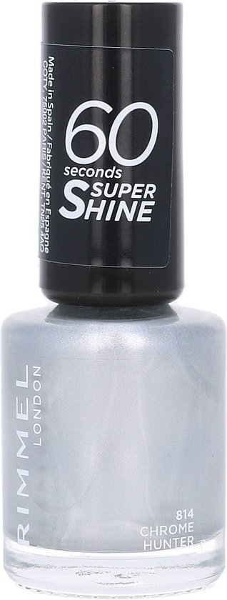 Rimmel London 60 Seconds Flip Flop Fashion Nagellak - 814 Chrome Hunter - Zilver
