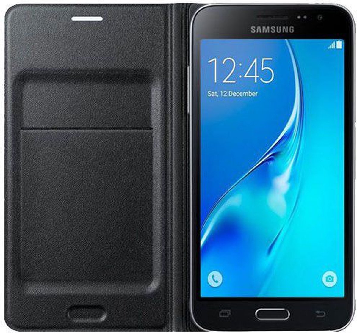 Samsung flip wallet - zwart - voor Samsung Galaxy J120