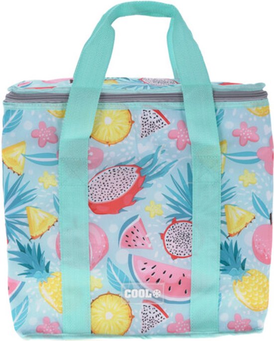 Lot De 2 Sacs Isothermes Pliables - 23x21x13 Cm, Cyan Et Rose, Feuille Aluminium, Pour Déjeuner, Fruits, Boissons, Bureau, école