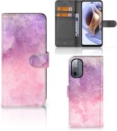 Coque de téléphone Motorola Moto G31 | G41 Flip Case Pink Violet Peinture