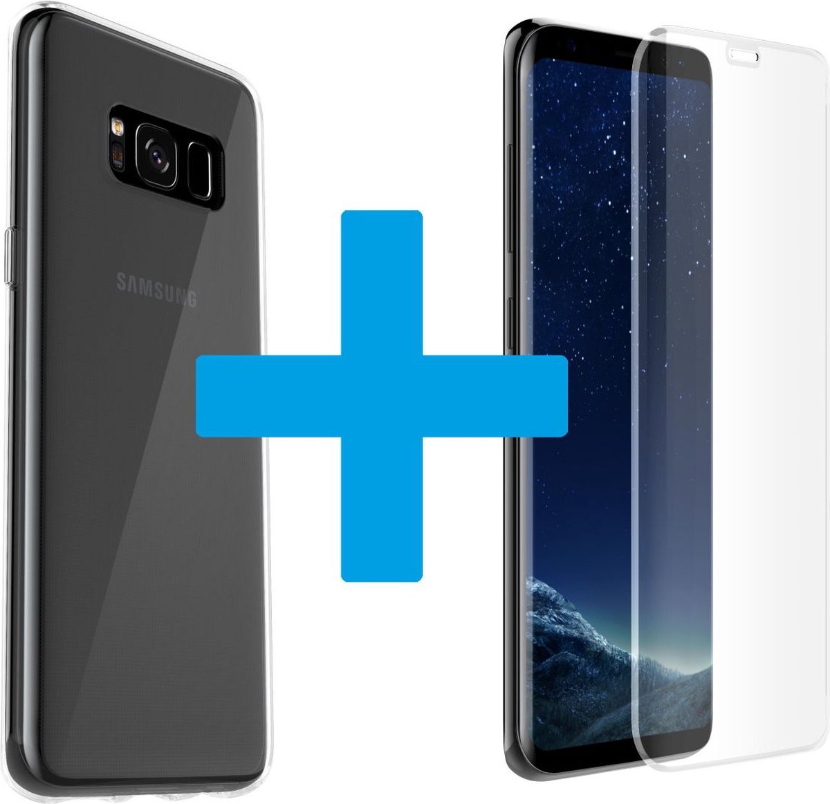 Otterbox Clearly Protected Skin + Alpha Glass Samsung Galaxy S8