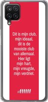 6F hoesje - geschikt voor Samsung Galaxy A12 - Transparant TPU Case - AFC Ajax Dit Is Mijn Club #ffffff