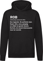Rob hoodie | jarig | verjaardagkado | verjaardag kado | cadeau | unisex | trui | sweater | capuchon
