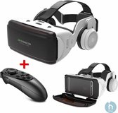 Thuys Audiovisuele VR-Bril met controller - VR-Bril - Virtual Reality bril - met Audio - met controller - Wit+Zwart