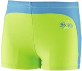 zwemboxer jongens polyamide/elastaan groen/turquoise maat 104