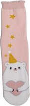 sokken winterthema dames polyester roze