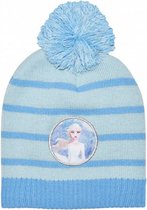 muts Frozen junior acryl blauw/lichtblauw one-size