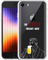 iPhone SE 2022 Hoesje Only Present I Need - Designed by Cazy