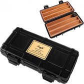 Humidor Travel- Kunststof - Zwart - 220x95x40mm