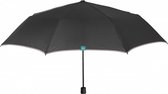 paraplu mini handmatig heren 97 cm microfiber grijs