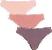 Tommy Hilfiger dames 3P slips paars & roze - S