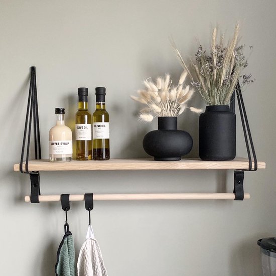 FIXER LE PRIX! 4x crochets en S | BLEU CLAIR - taille S (crochets en cuir S- crochets en S - porte-serviettes - patère - crochets de suspension)