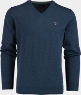 Gant - Pullover Donkerblauw - Maat L - Regular-fit