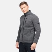 De Regatta Fabron Fleece - heren - met voering van Sherpa-stof - hele rits - Grijs