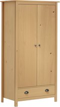vidaXL Kledingkast met 2 deuren Hill Range 89x50x170 cm grenenhout