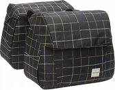 dubbele fietstas Joli 37 liter 38 x 30 cm zwart