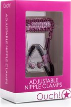 Adjustable Nipple Clamps - Pink - Clamps pink