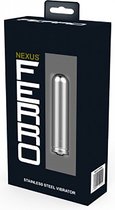 FERRO Stainless Steal Rechargeable Bullet - Bullets & Mini Vibrators silver,black