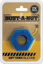 Bust a Nut Cock Ring - Blue - Cock Rings blue