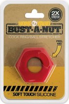 Bust a Nut Cock Ring - Red - Cock Rings red