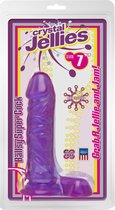 7 Inch Ballsy Super Cock - Purple - Realistic Dildos purple