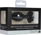 Regular Lucky Diamond Butt Plug - Black - Butt Plugs & Anal Dildos black