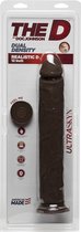 The D - Realistic D - 12 Inch Ultraskyn - Chocolate - Realistic Dildos chocolate