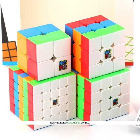 Afbeelding van het spel moyu mofangjiaoshi mfs 2x2, 3x3, 4x4 en 5x5 (meilong)