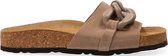 Lazamani  - SANDAAL SUEDE - NUDE - 42