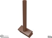 LEGO 3836 Roodbruin 50 stuks