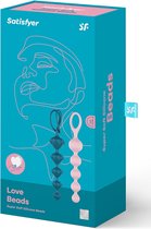 Love Beads Set of 2 - Pink/Turquoise - Anal Beads pink,turquoise